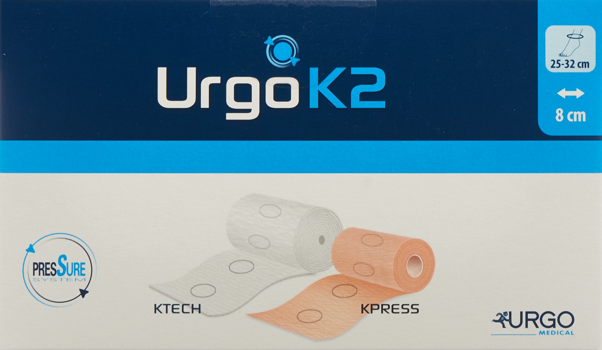 URGO K2 zweilagiger Kompressionsverb 25-32cm/8cm