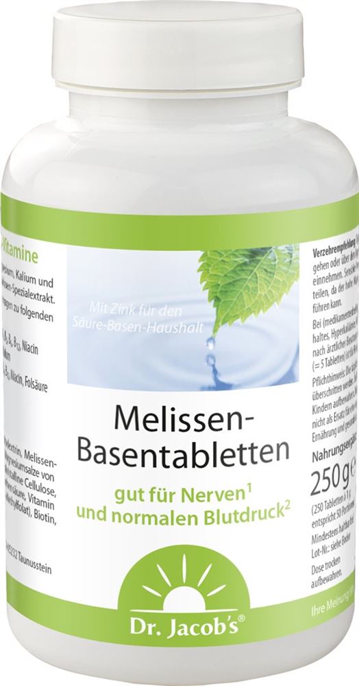 DR. JACOB'S Melissen-Basentabletten 250 Stk