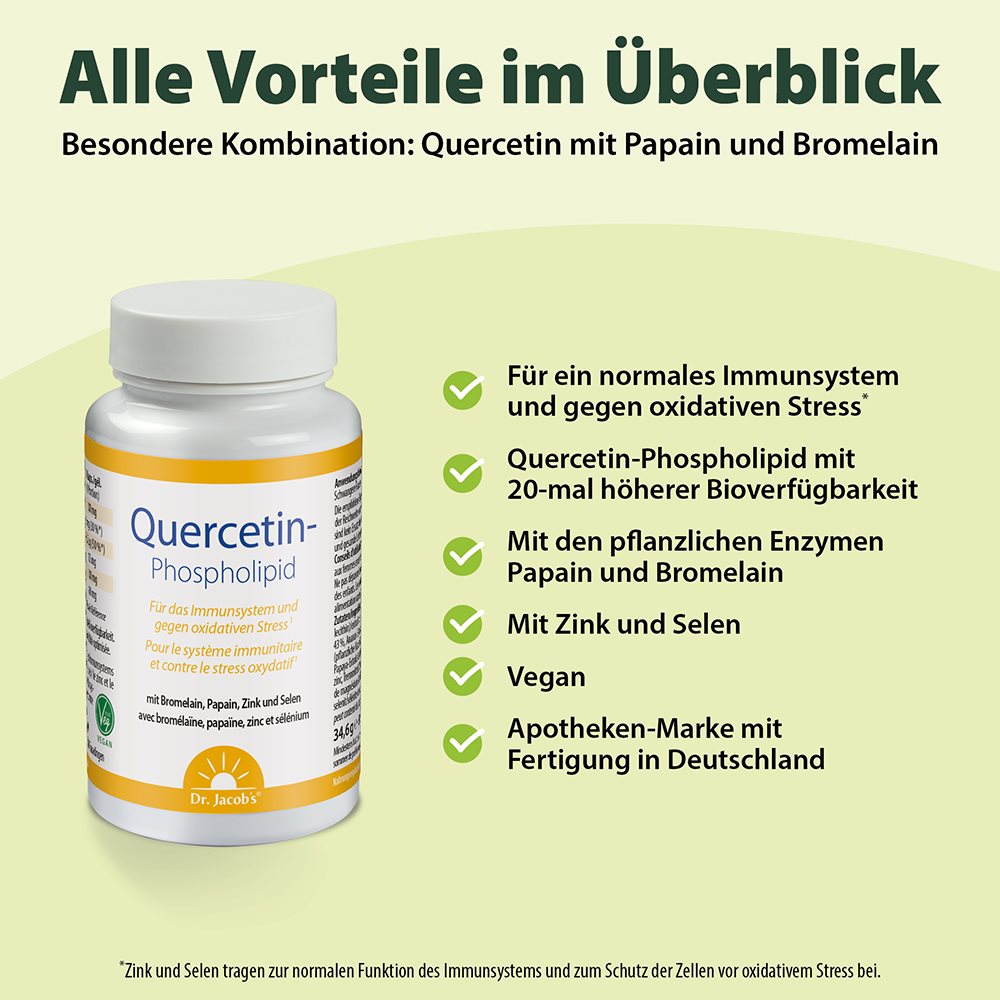 DR. JACOB'S Quercetin-Phospholipid Kaps 60 Stk