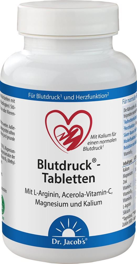 DR. JACOB'S Blutdruck Tabl Ds 126 Stk