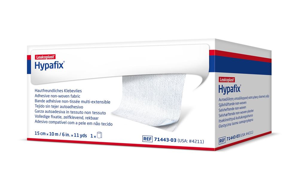 HYPAFIX bande non-tissée adhés 15cmx10m rouleau