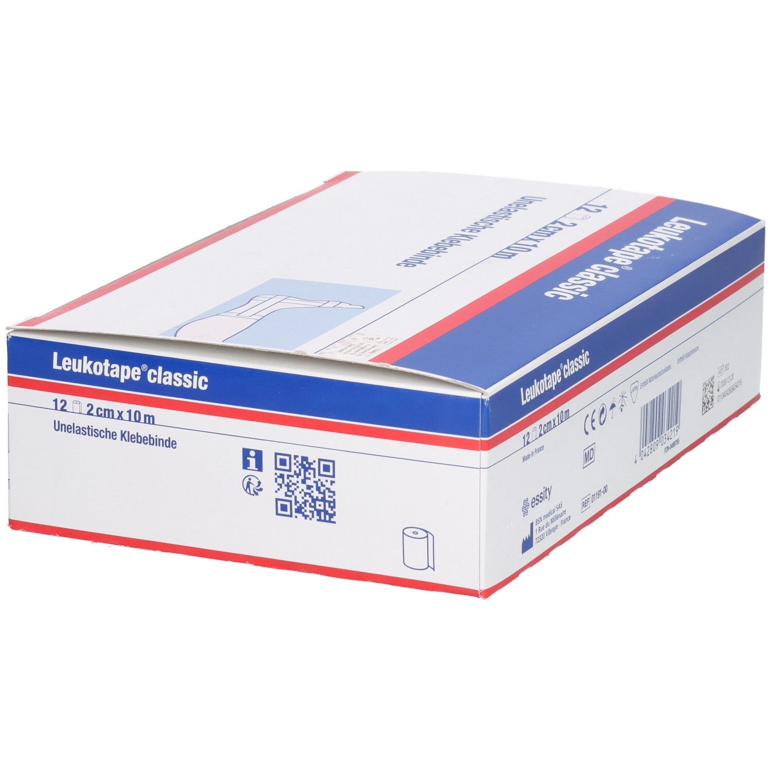 LEUKOTAPE classic economy 10mx2cm weiss 12 Stk