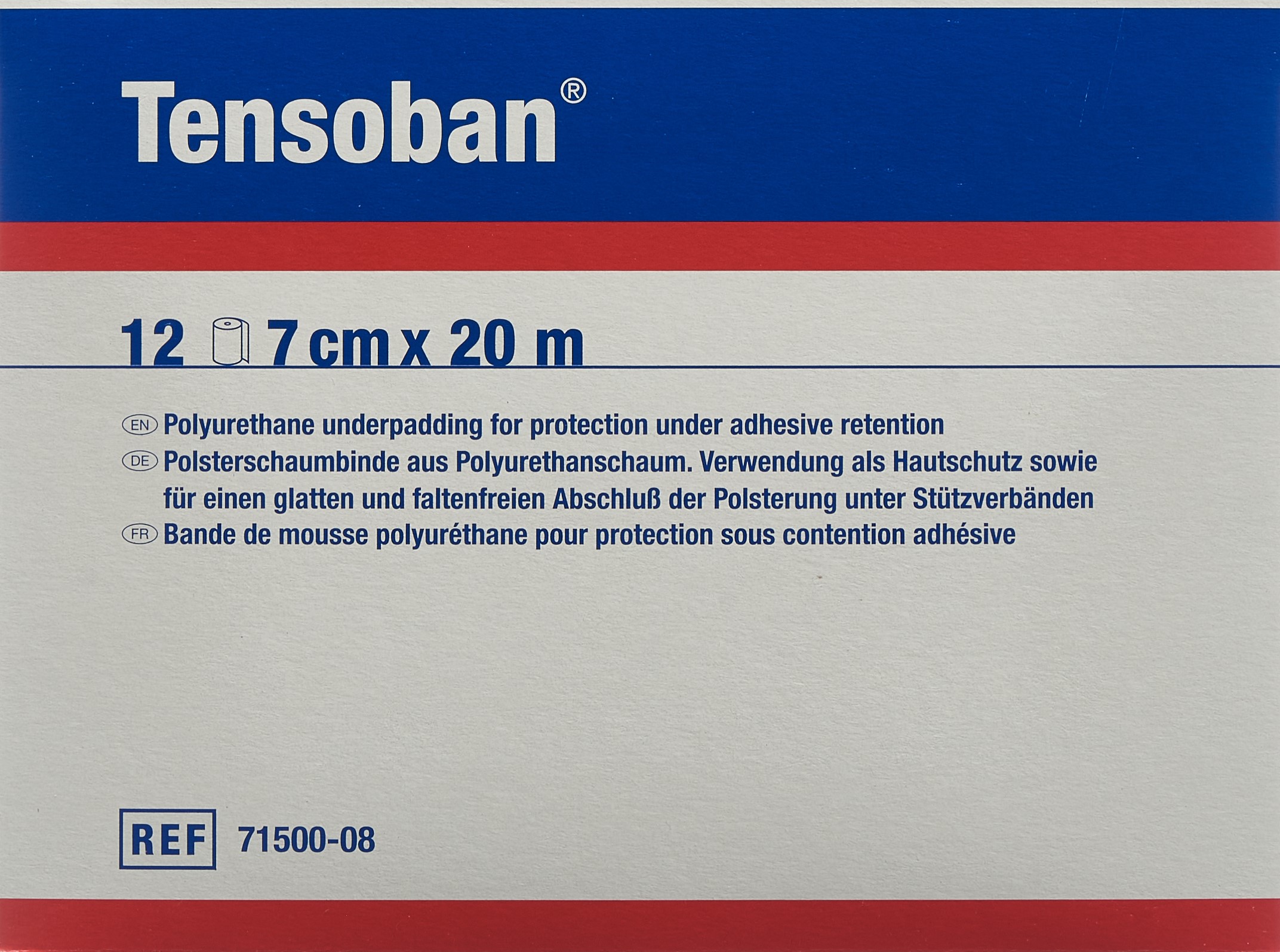 TENSOBAN Polsterschaumbinde 7cmx20m 12 Stk