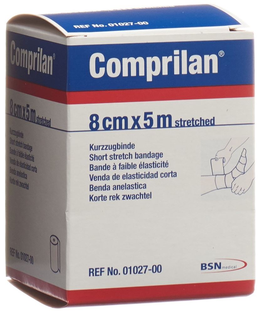COMPRILAN bande à faible élasticité 5mx8cm