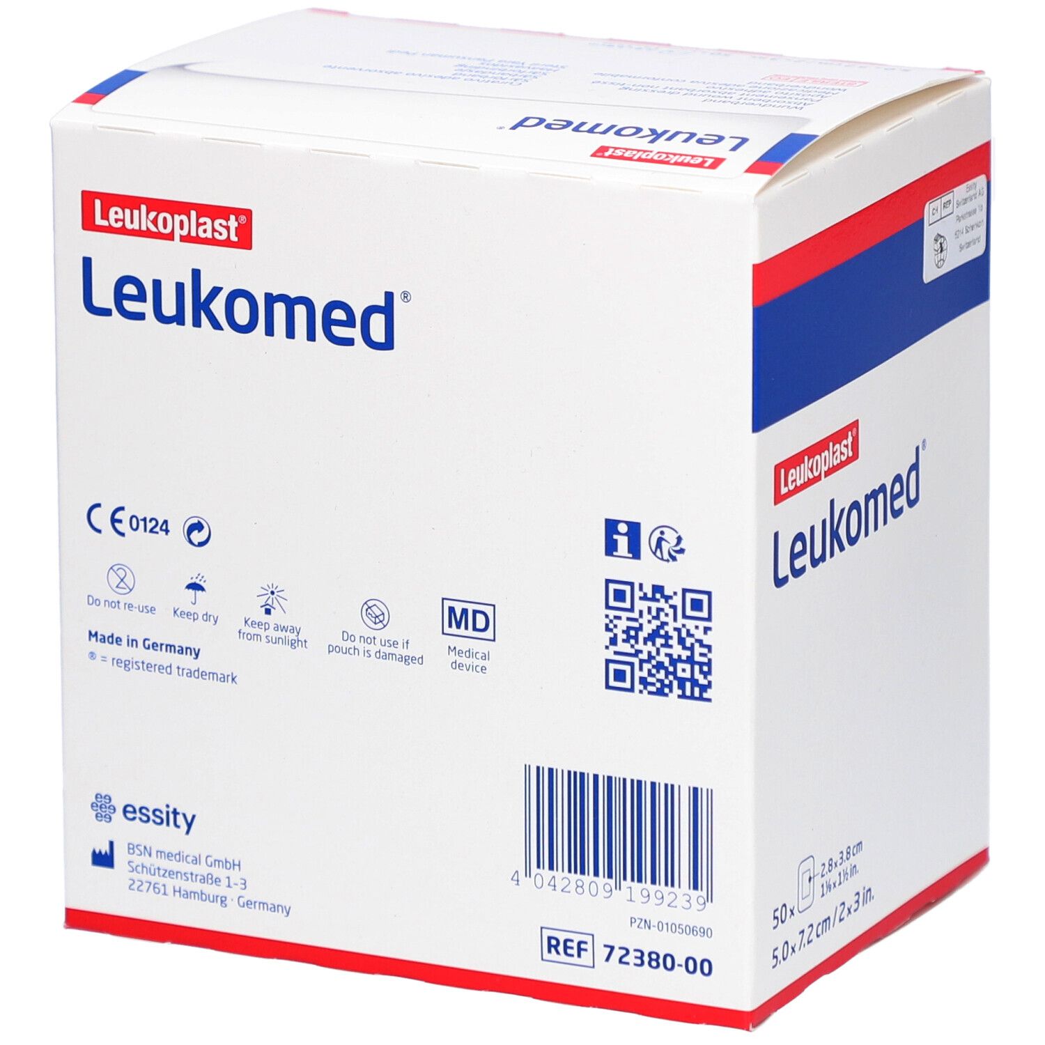 LEUKOMED Wundverband 7.2x5cm 50 Stk