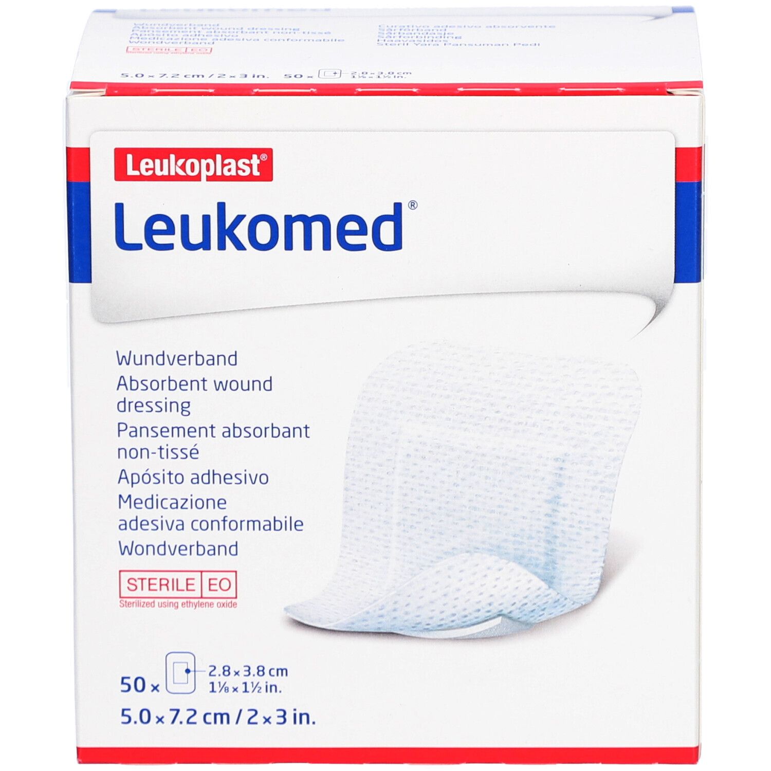 LEUKOMED Wundverband 7.2x5cm 50 Stk