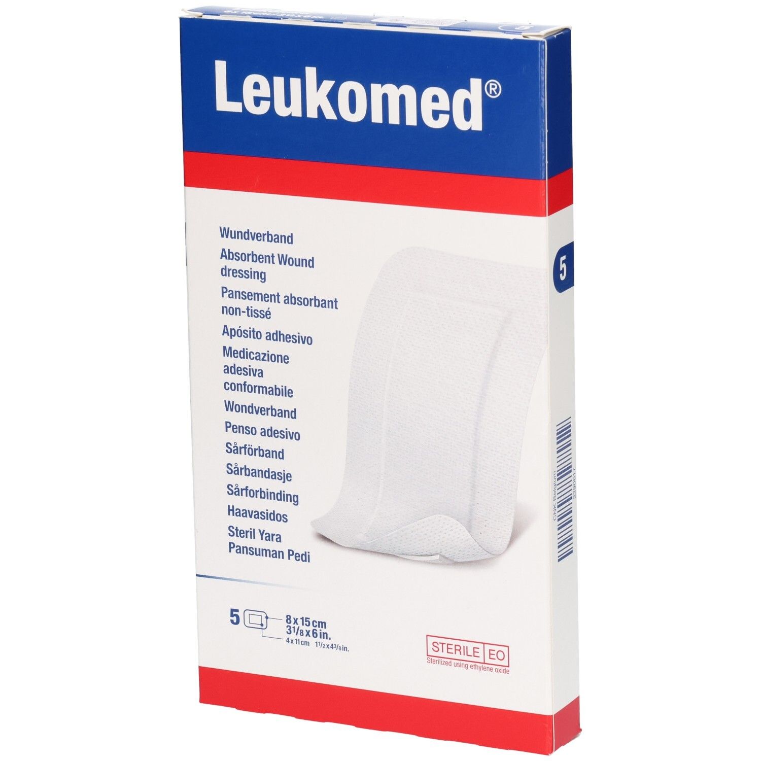 LEUKOMED Wundverband 8x15cm 5 Stk