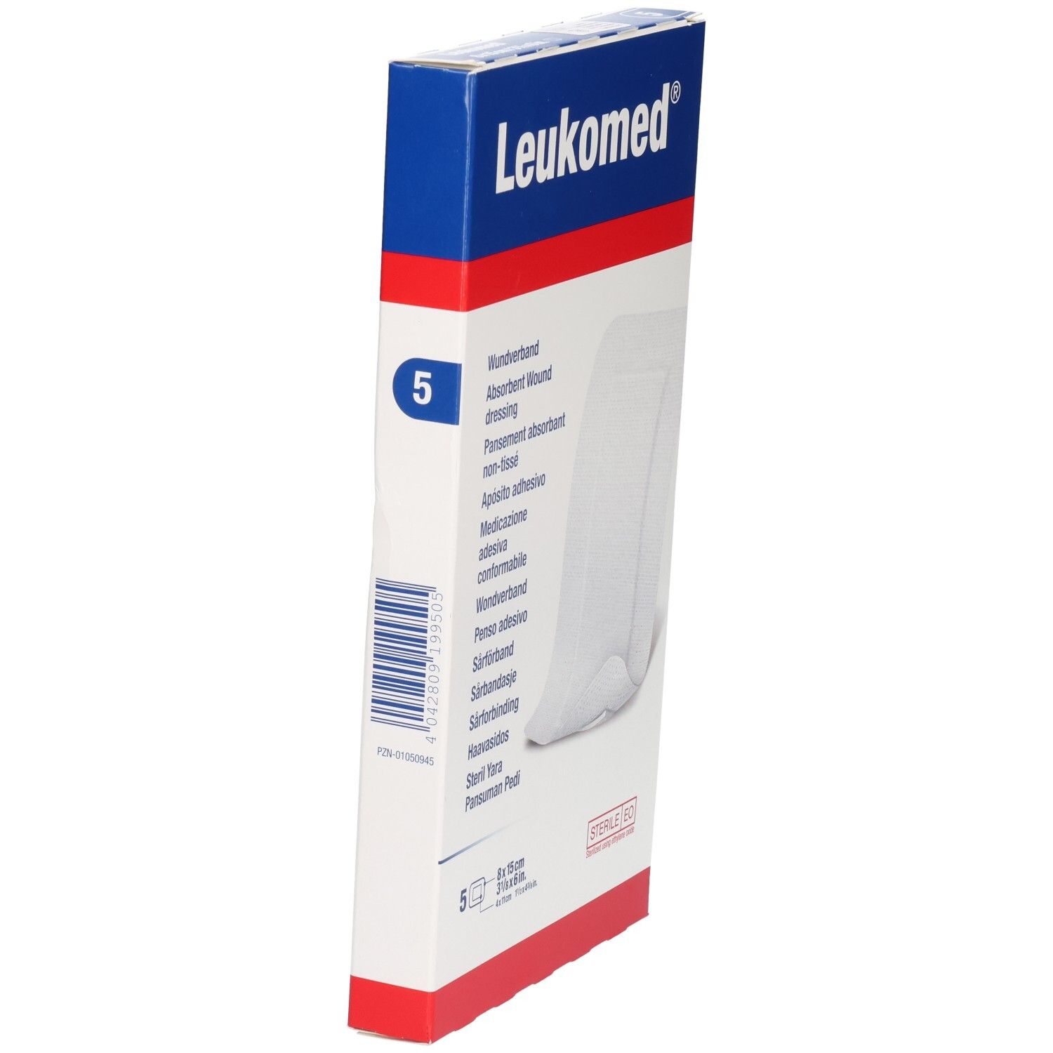 LEUKOMED Wundverband 8x15cm 5 Stk