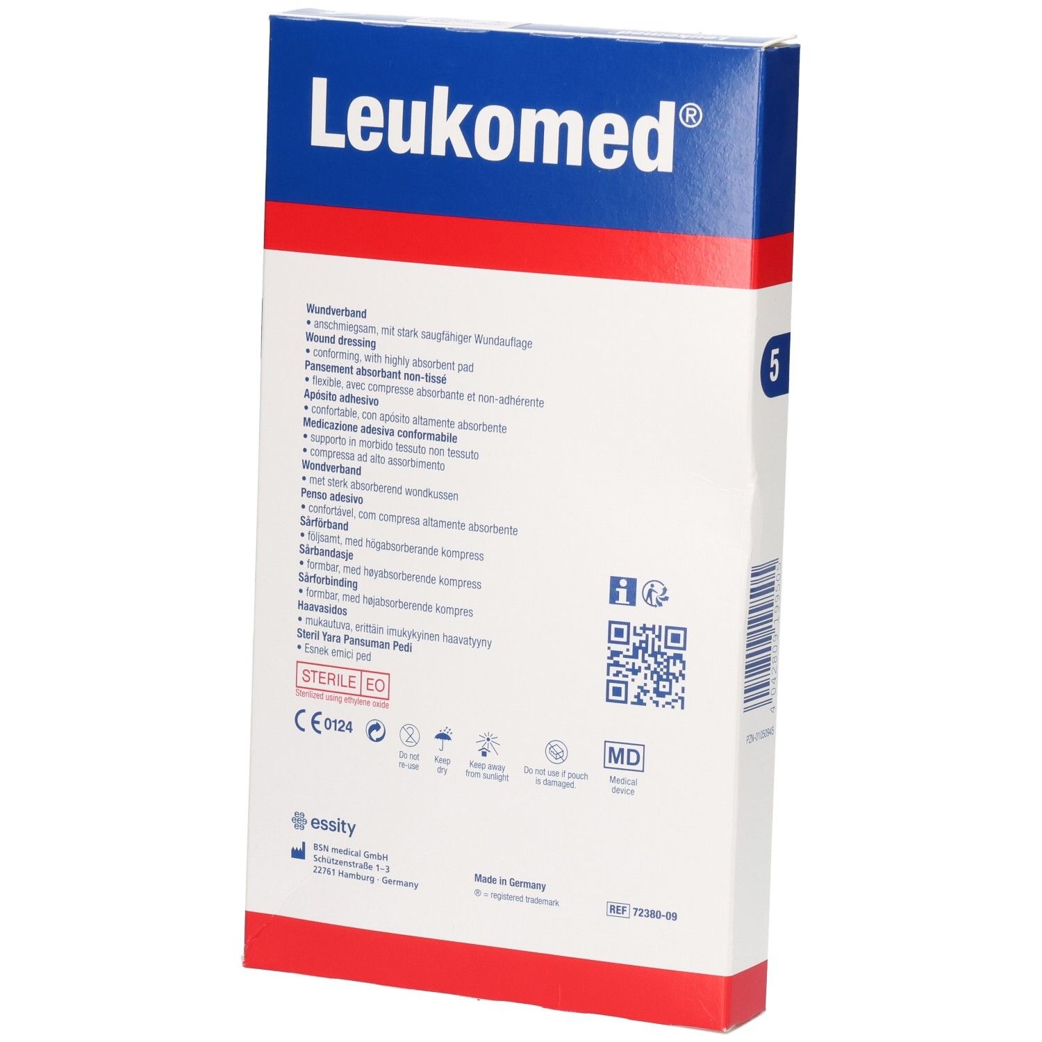 LEUKOMED Wundverband 8x15cm 5 Stk
