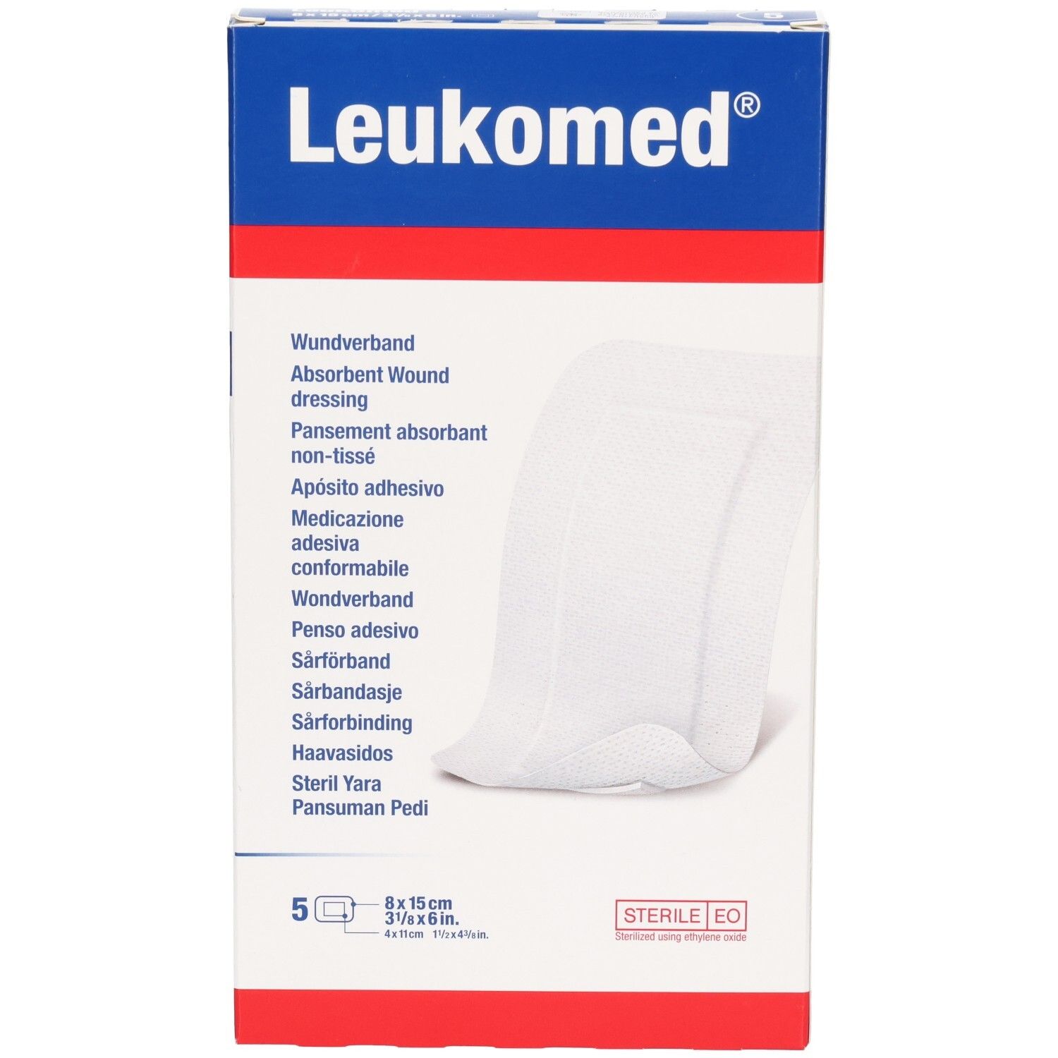 LEUKOMED Wundverband 8x15cm 5 Stk