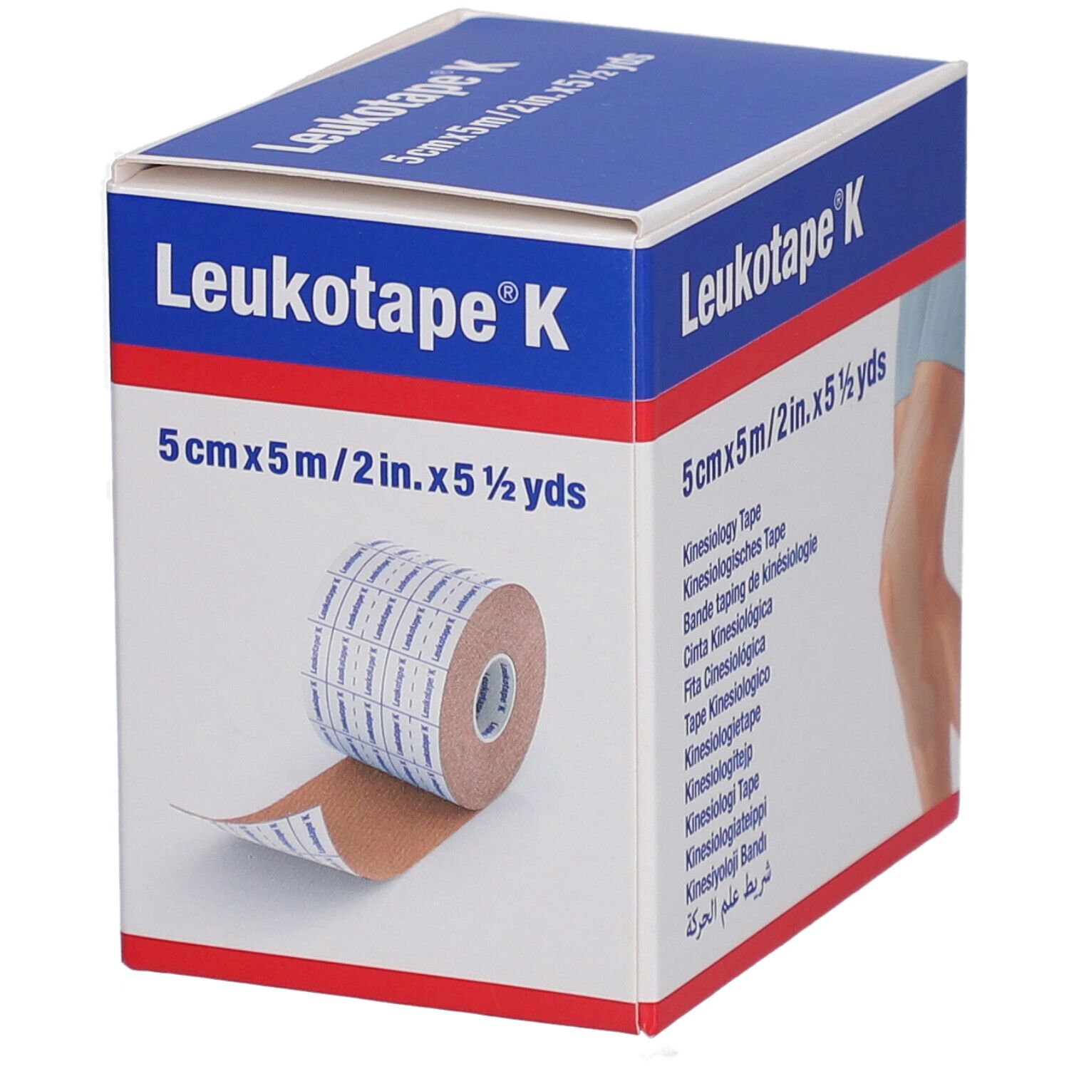 Tape Leukotape K 5cmx5m (hautfarbig)