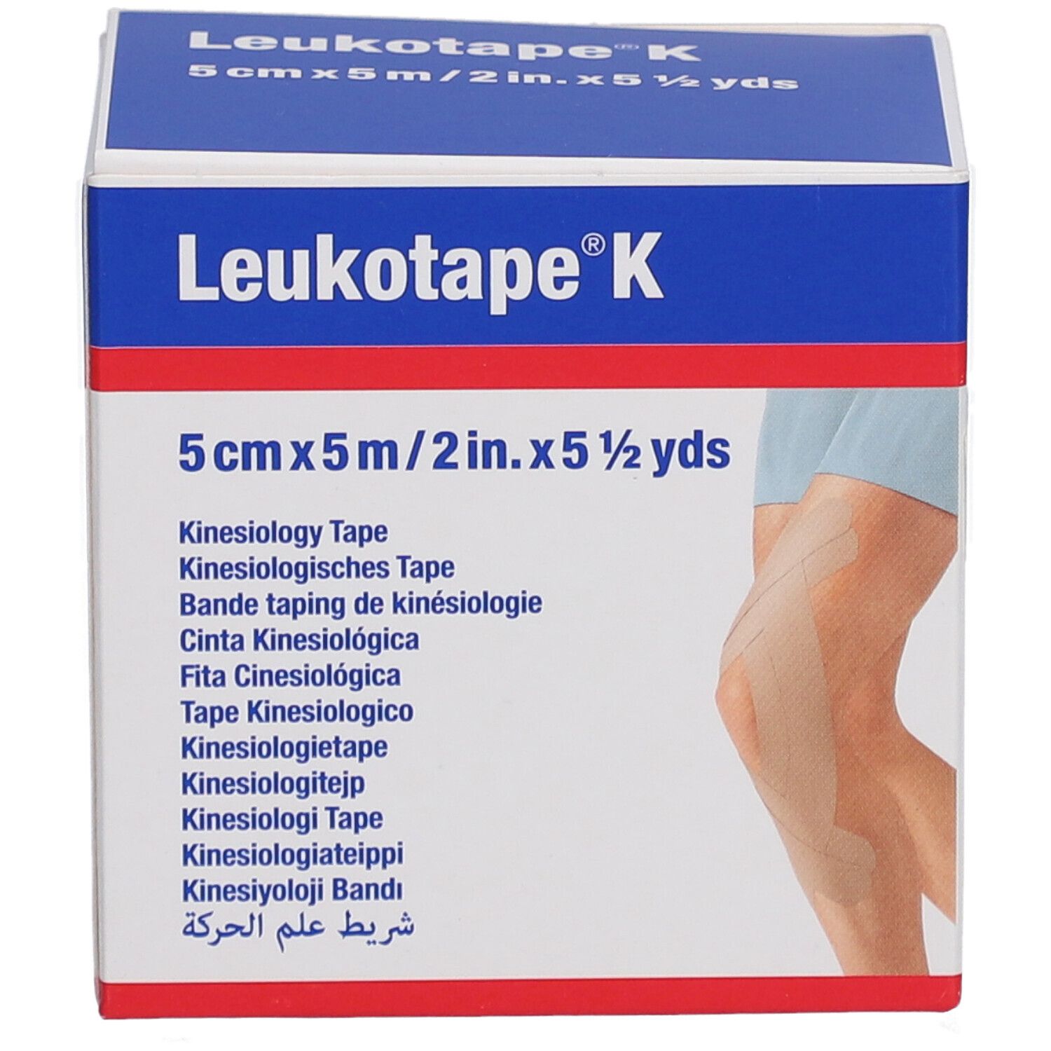 Tape Leukotape K 5cmx5m (hautfarbig)