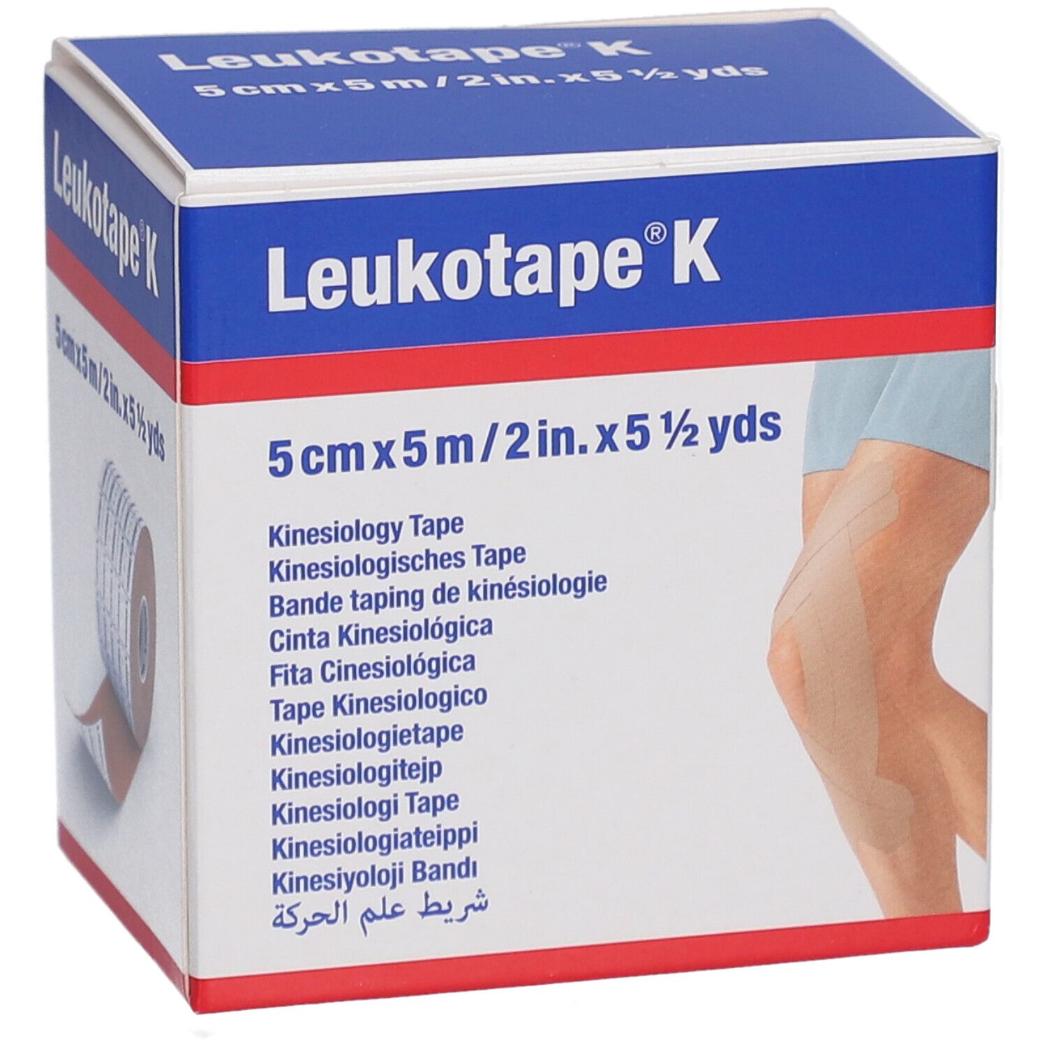 Tape Leukotape K 5cmx5m (hautfarbig)