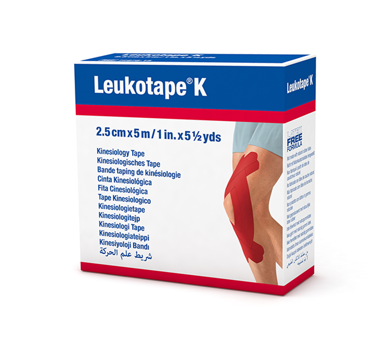 LEUKOTAPE K Kinesiologi Tape 5mx2.5cm rot