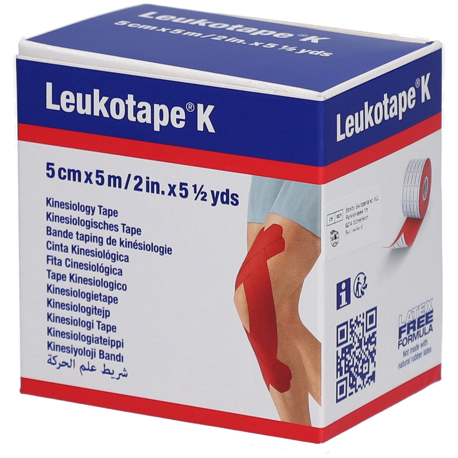 Tape Leukotape K 5cmx5m (rot)