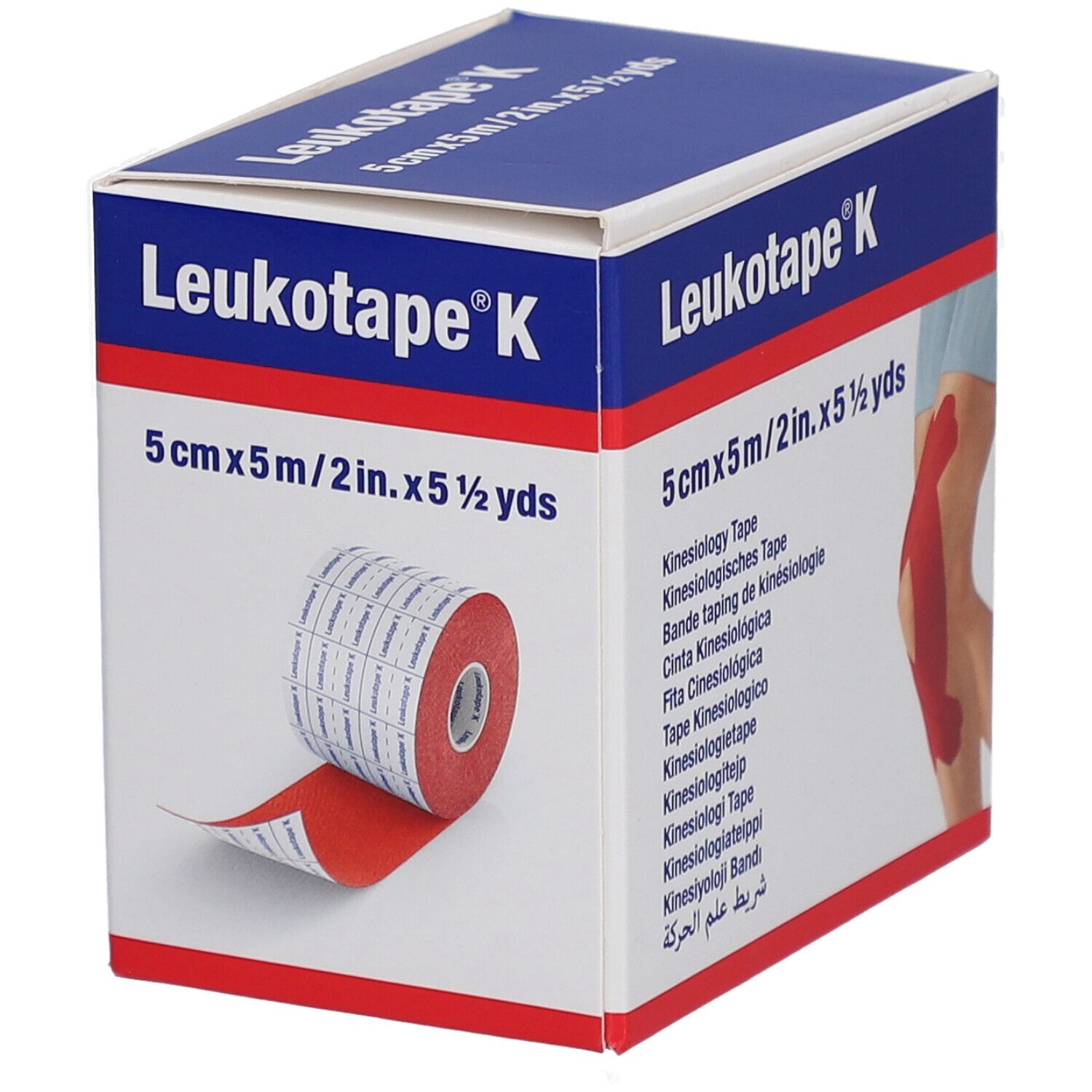 Tape Leukotape K 5cmx5m (rot)