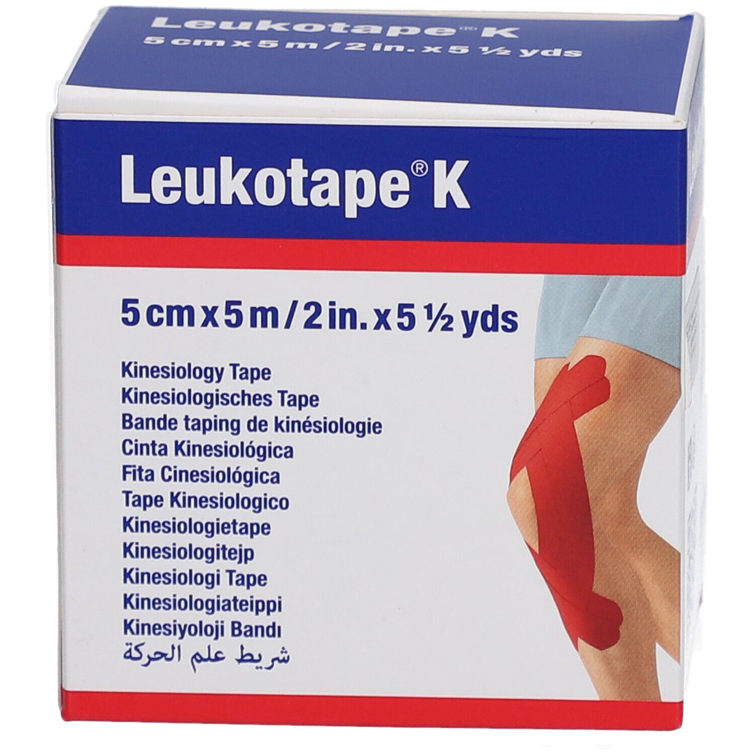 Tape Leukotape K 5cmx5m (rot)