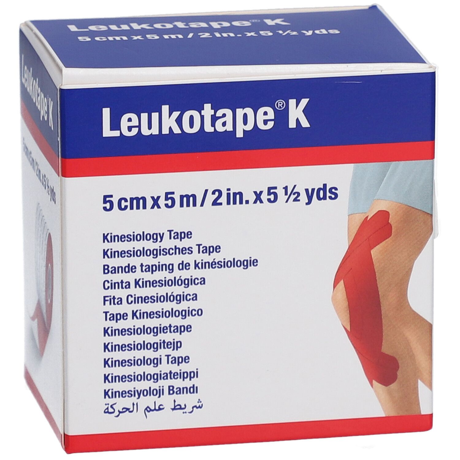 Tape Leukotape K 5cmx5m (rot)