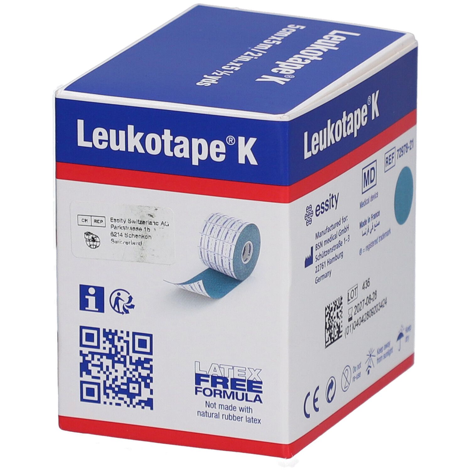 Tape Leukotape K 5cmx5m (blau)