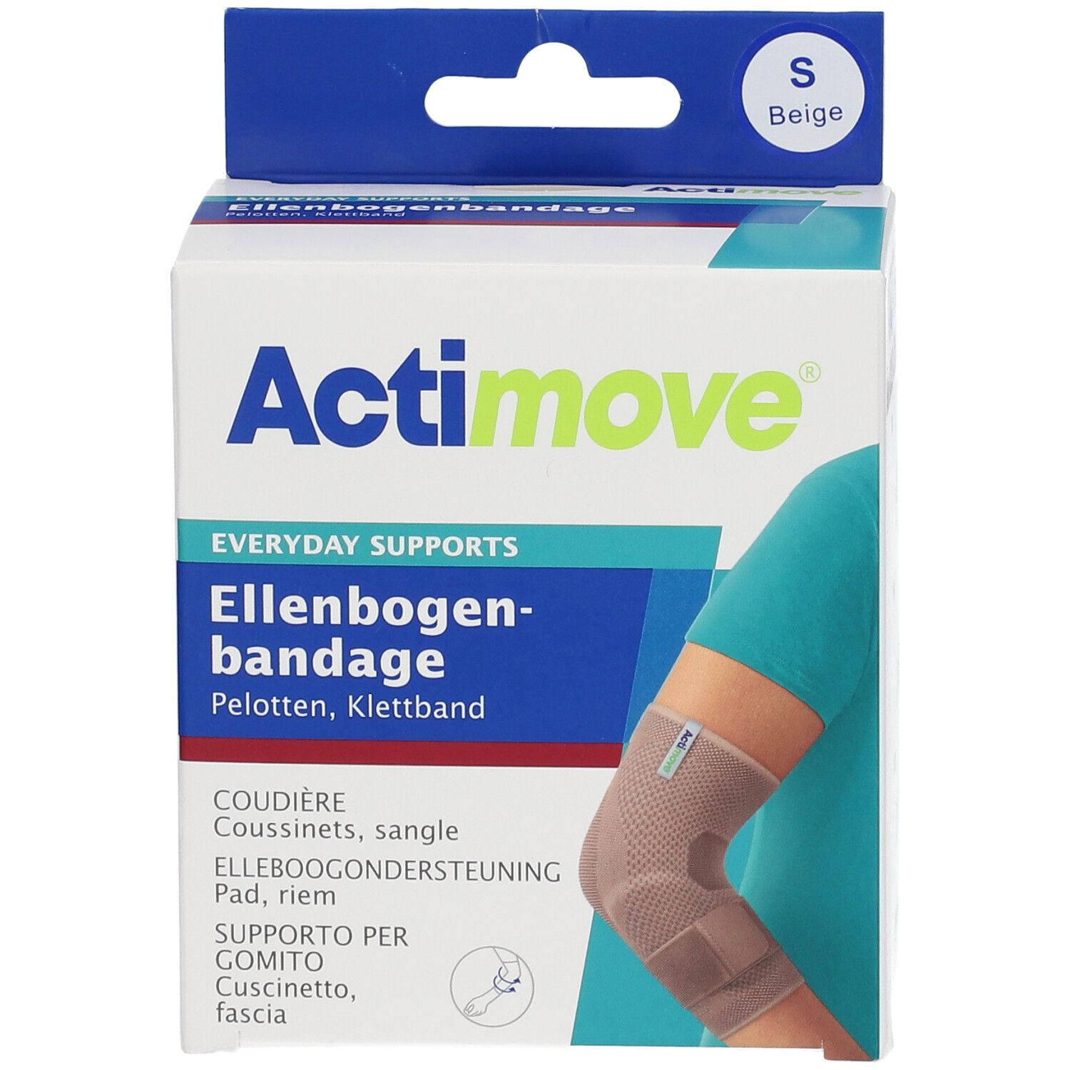 ACTIMOVE Everyday Support Ellenbogenband S Klettb