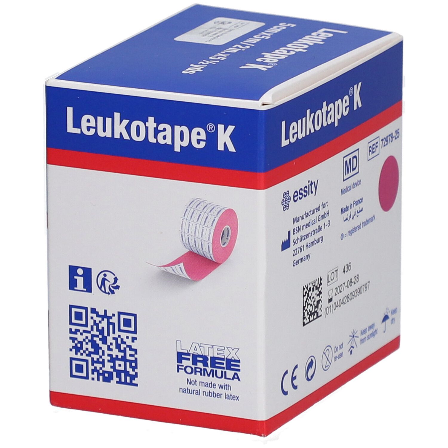 Tape Leukotape K 5cmx5m (pink)