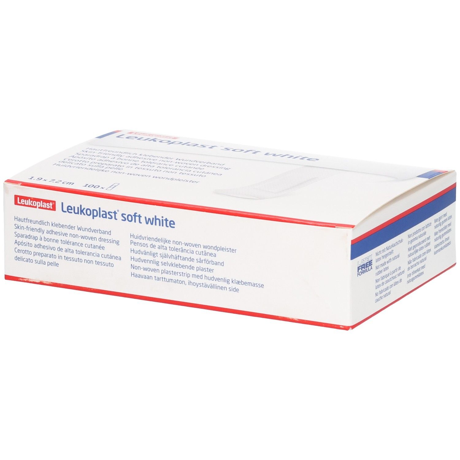 Pflaster Leukoplast Soft (weiss, 1.9x7.2cm)