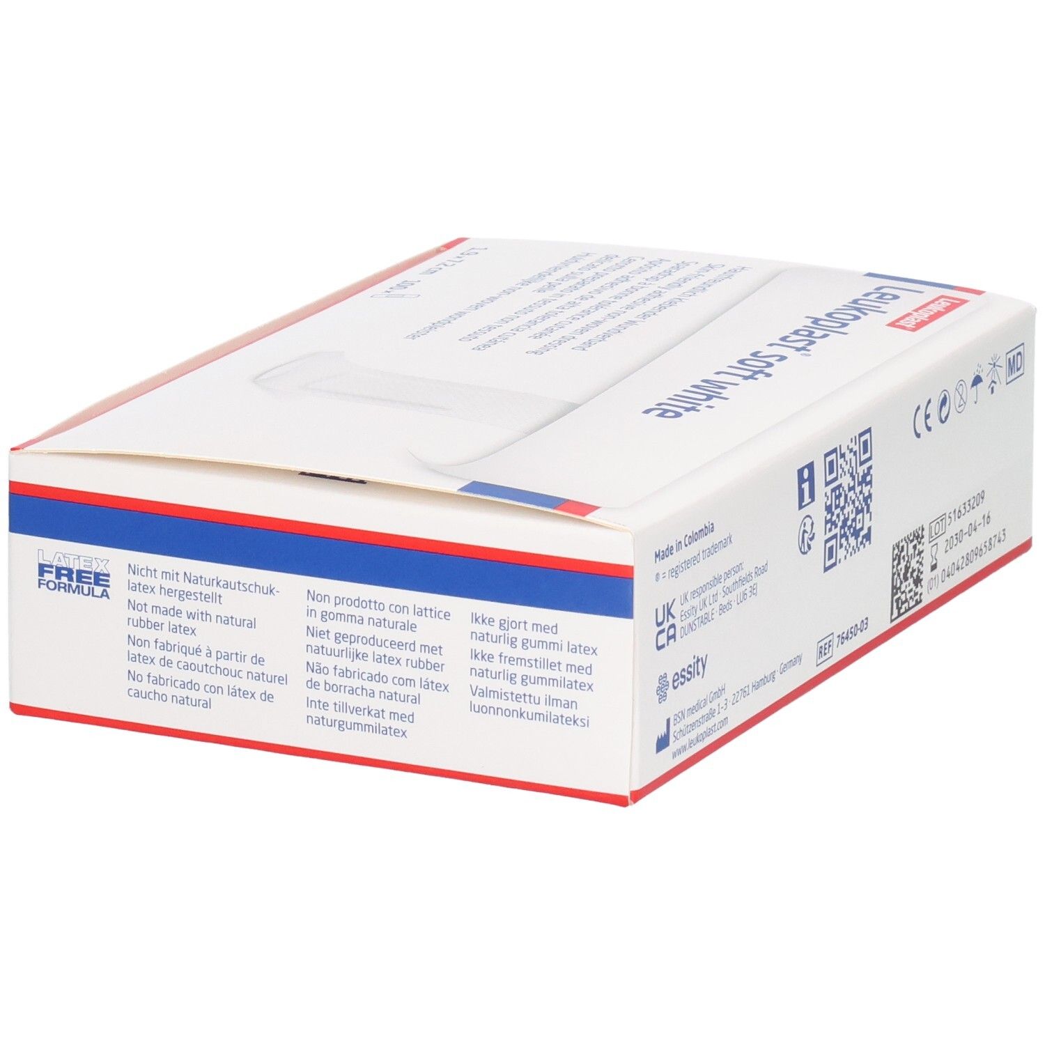 Pflaster Leukoplast Soft (weiss, 1.9x7.2cm)