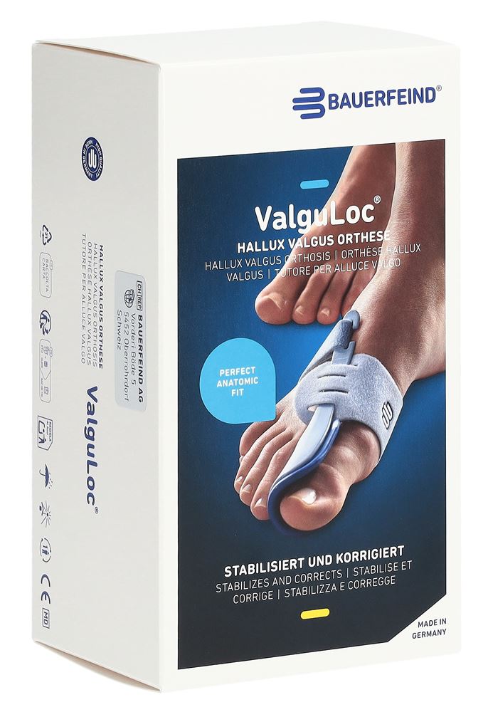 BAUERFEIND ValguLoc Stabilorth Gr3 re tit