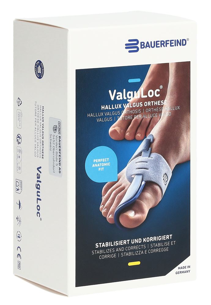 BAUERFEIND ValguLoc Stabilorth Gr1 li tit