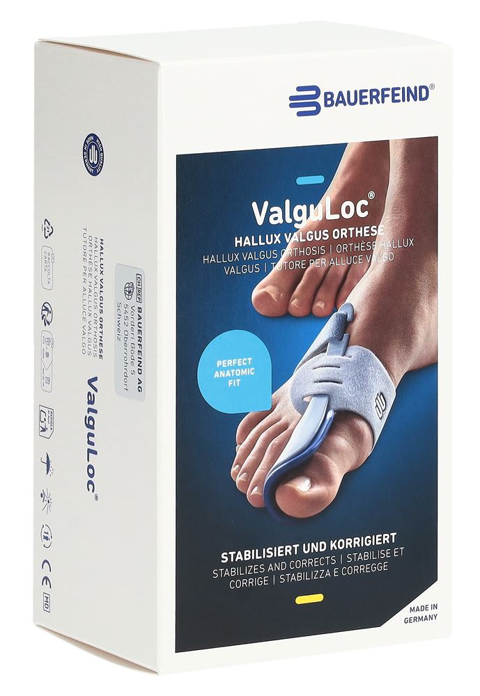 BAUERFEIND ValguLoc Stabilorth Gr3 li tit