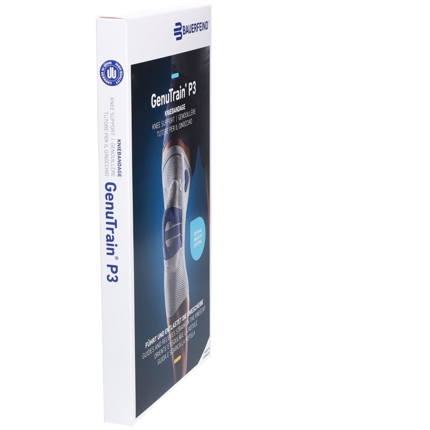 BAUERFEIND GenuTrain P3 Aktivband Gr4 re tit