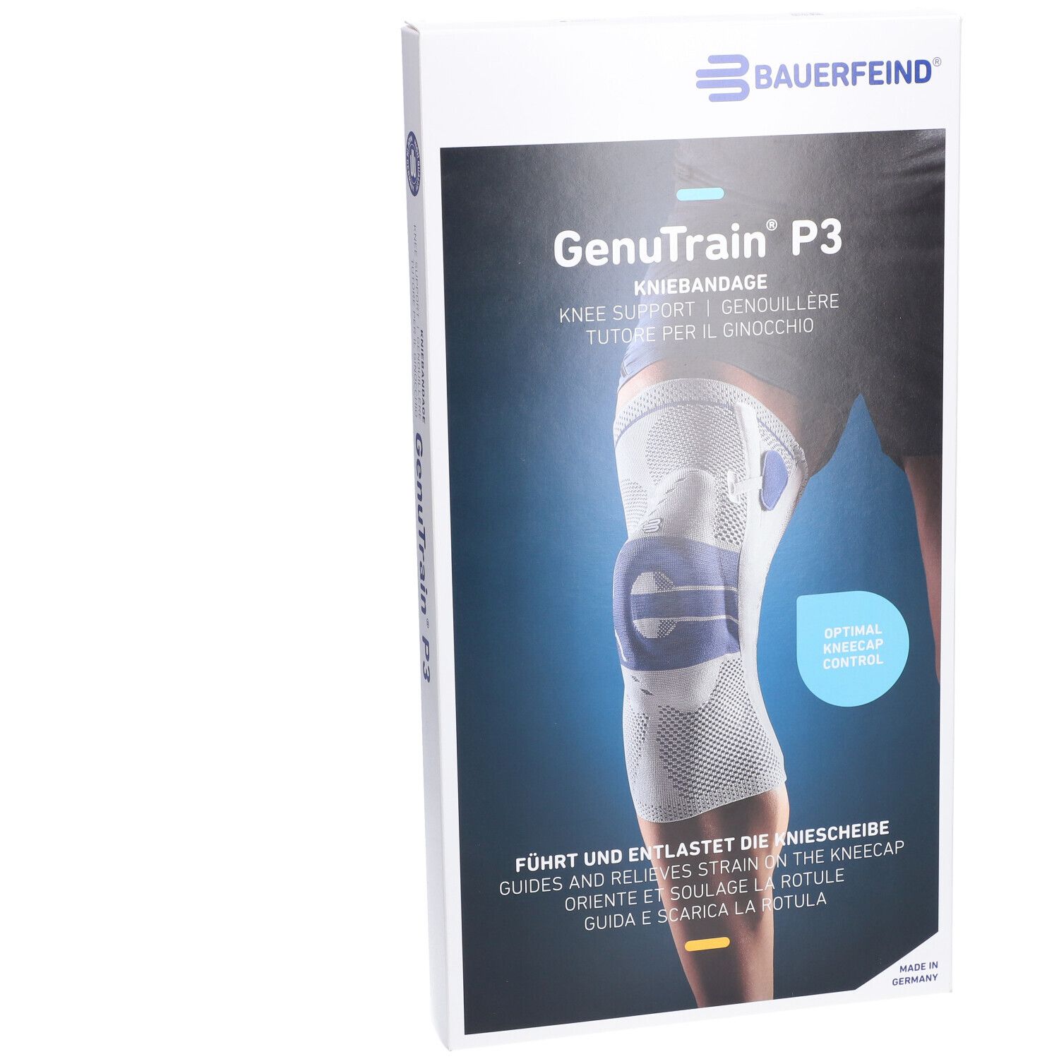 BAUERFEIND GenuTrain P3 Aktivband Gr4 re tit