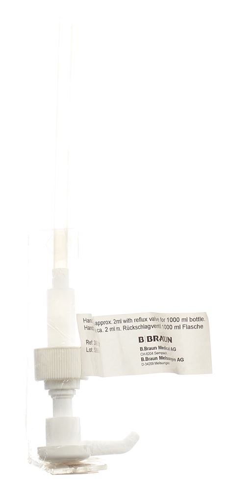 B. BRAUN pompe dosage 1000ml (2ml) soupape retenue
