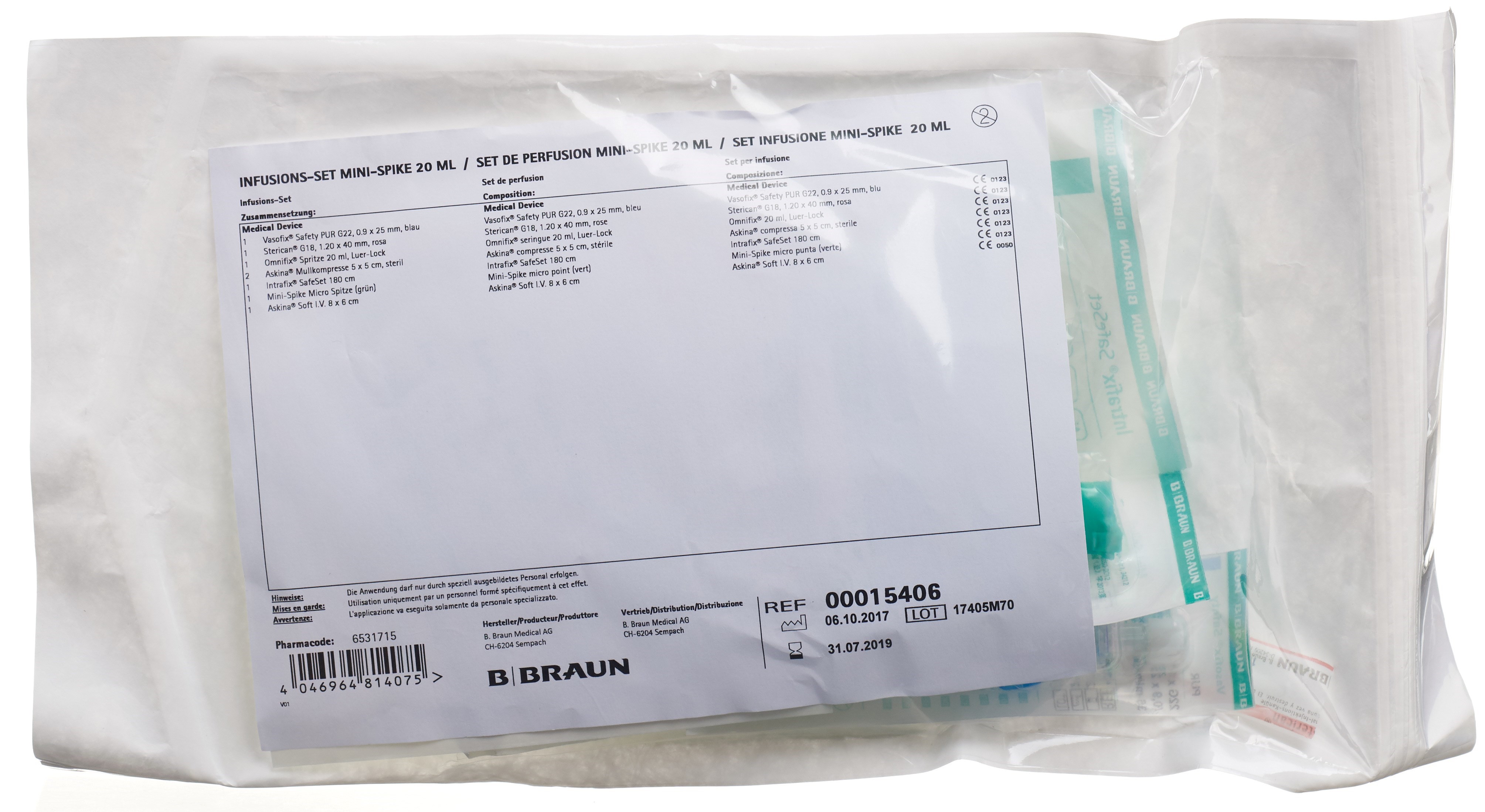 B. BRAUN Infusions-Set Mini-Spike 20ml