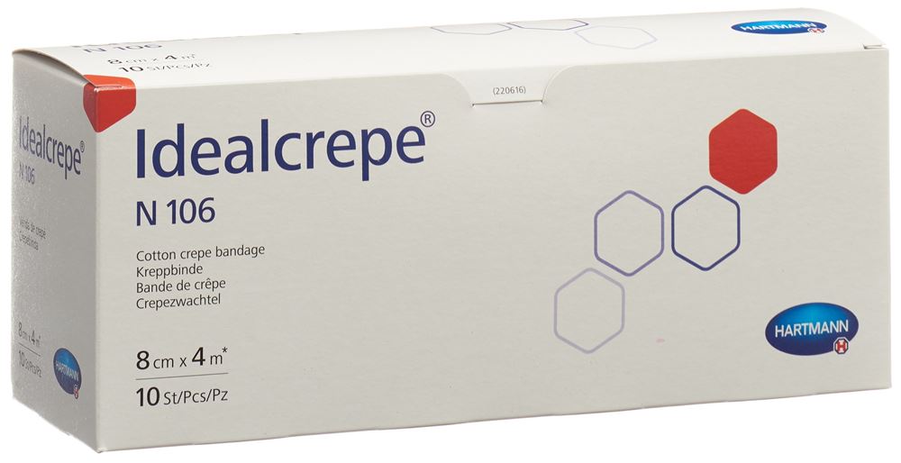 IVF idealcrepe bande 4mx8cm 10 pce