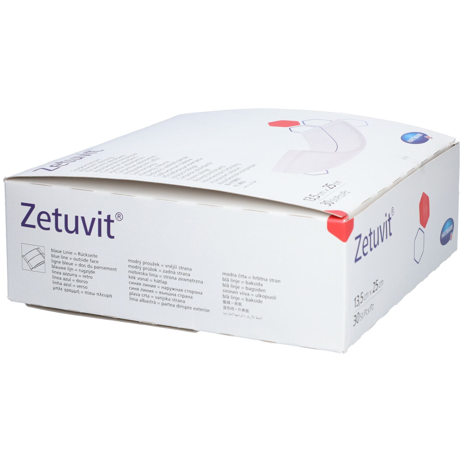 Saugkompresse Zetuvit unsteril (13.5x25cm)