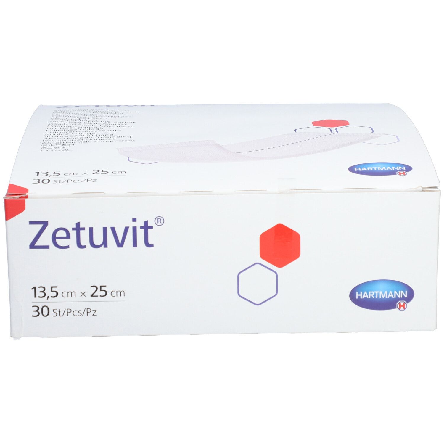 Saugkompresse Zetuvit unsteril (13.5x25cm)