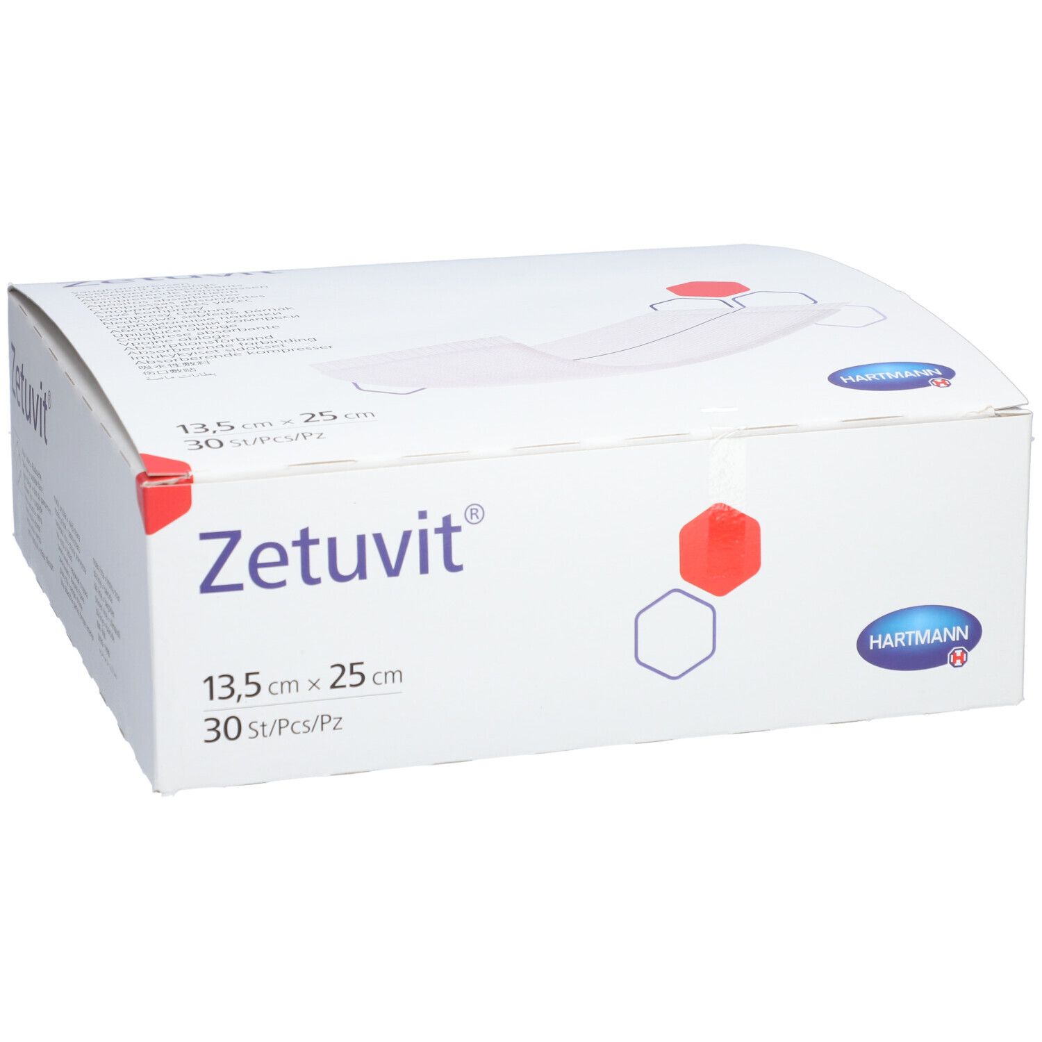 Saugkompresse Zetuvit unsteril (13.5x25cm)