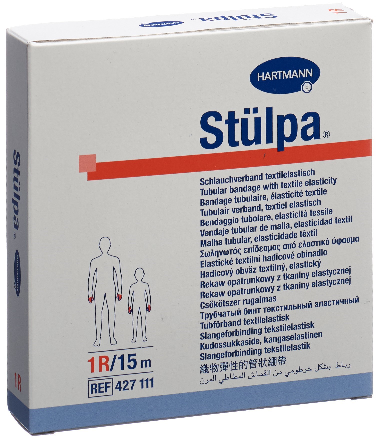 STÜLPA Schlauchverband 2.5cmx15m Gr1R Rolle