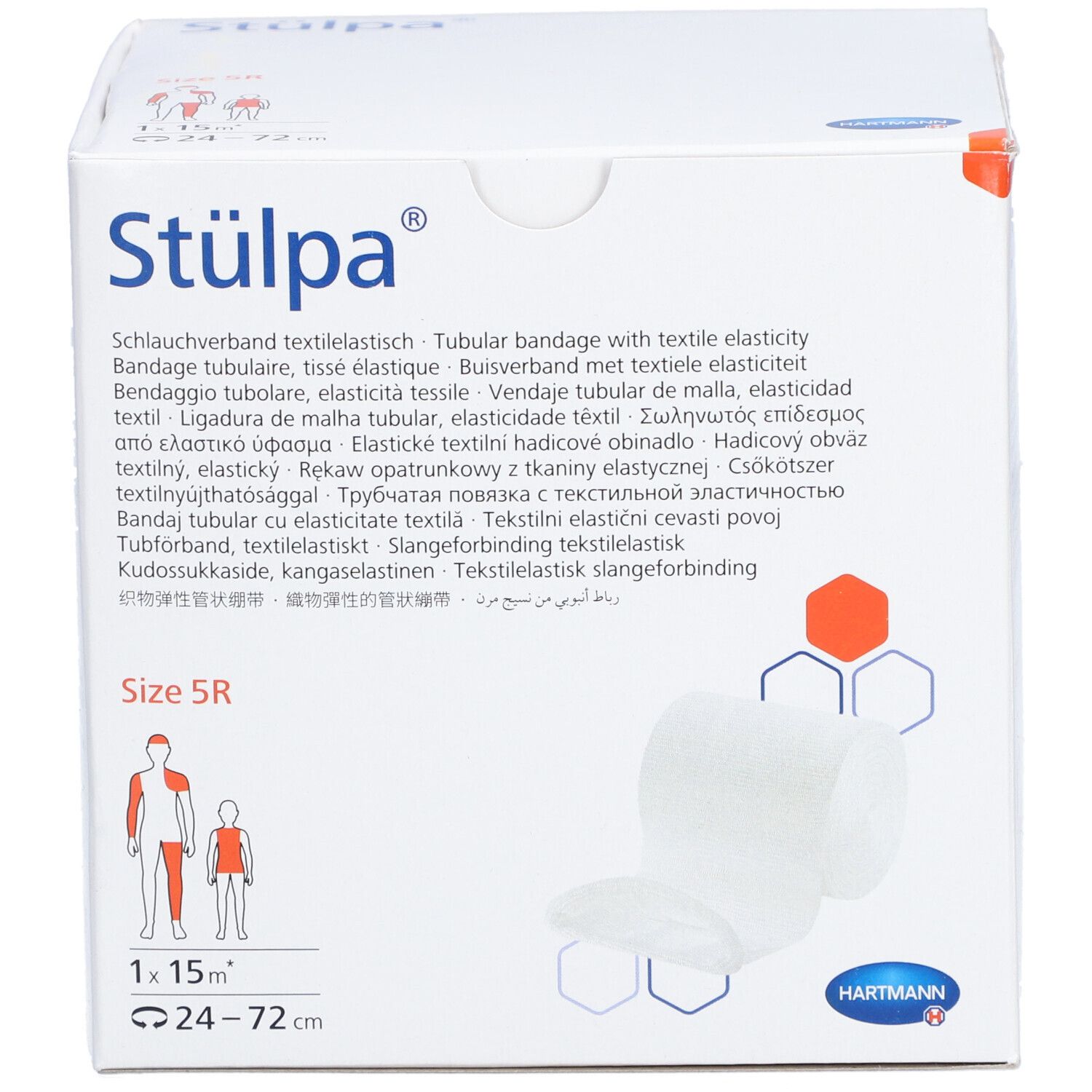 STÜLPA bandage tubulaire 12cmx15m Gr5R rouleau