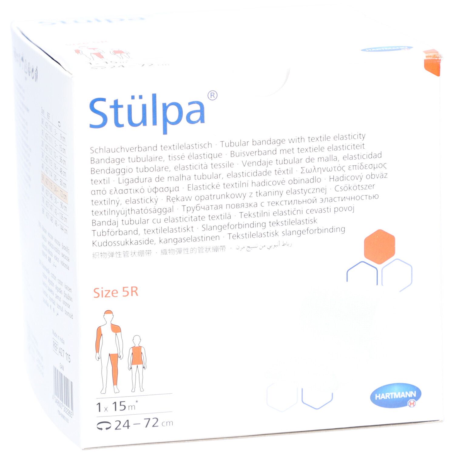 STÜLPA bandage tubulaire 12cmx15m Gr5R rouleau