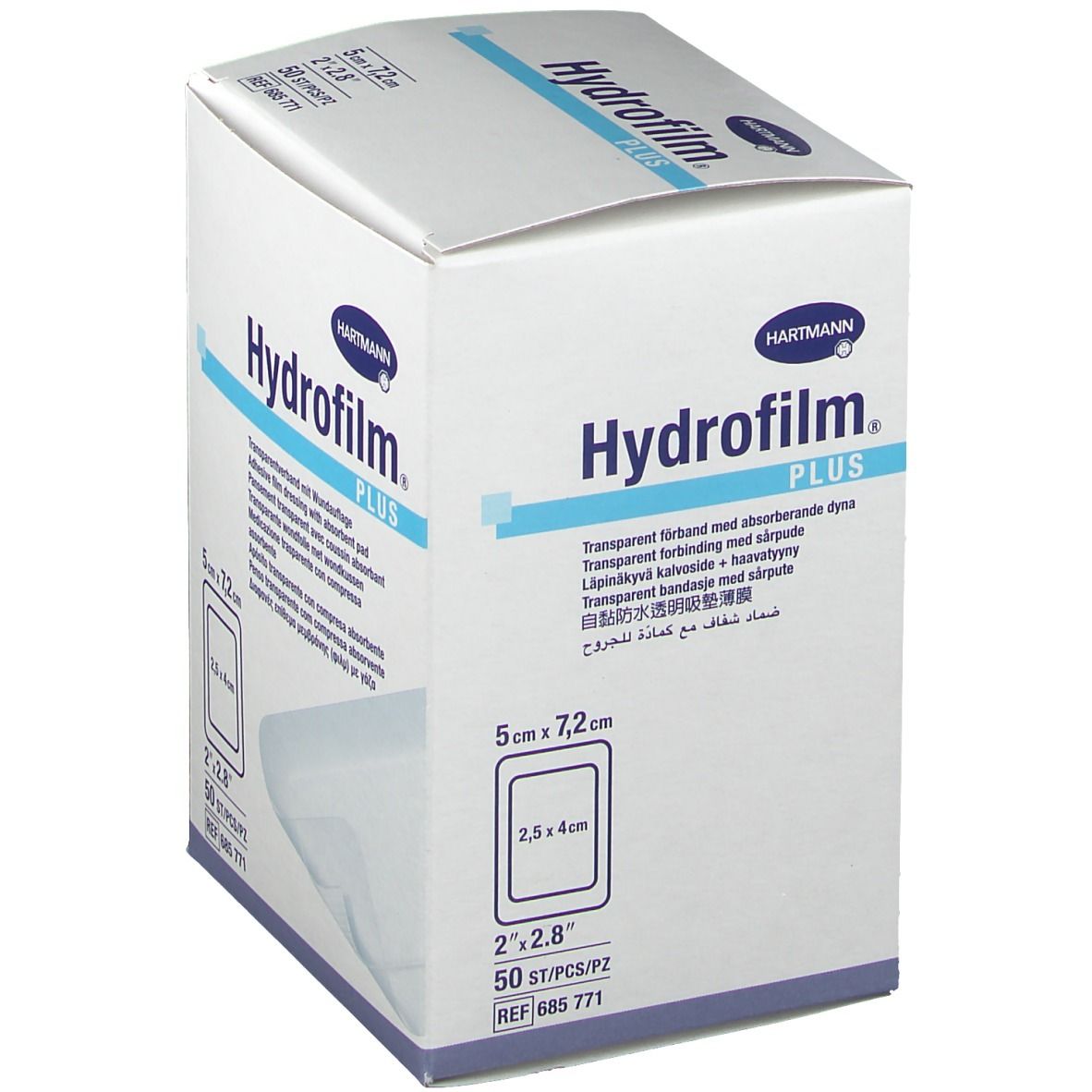Folienverband Hydrofilm Plus steril (5x7.2cm)