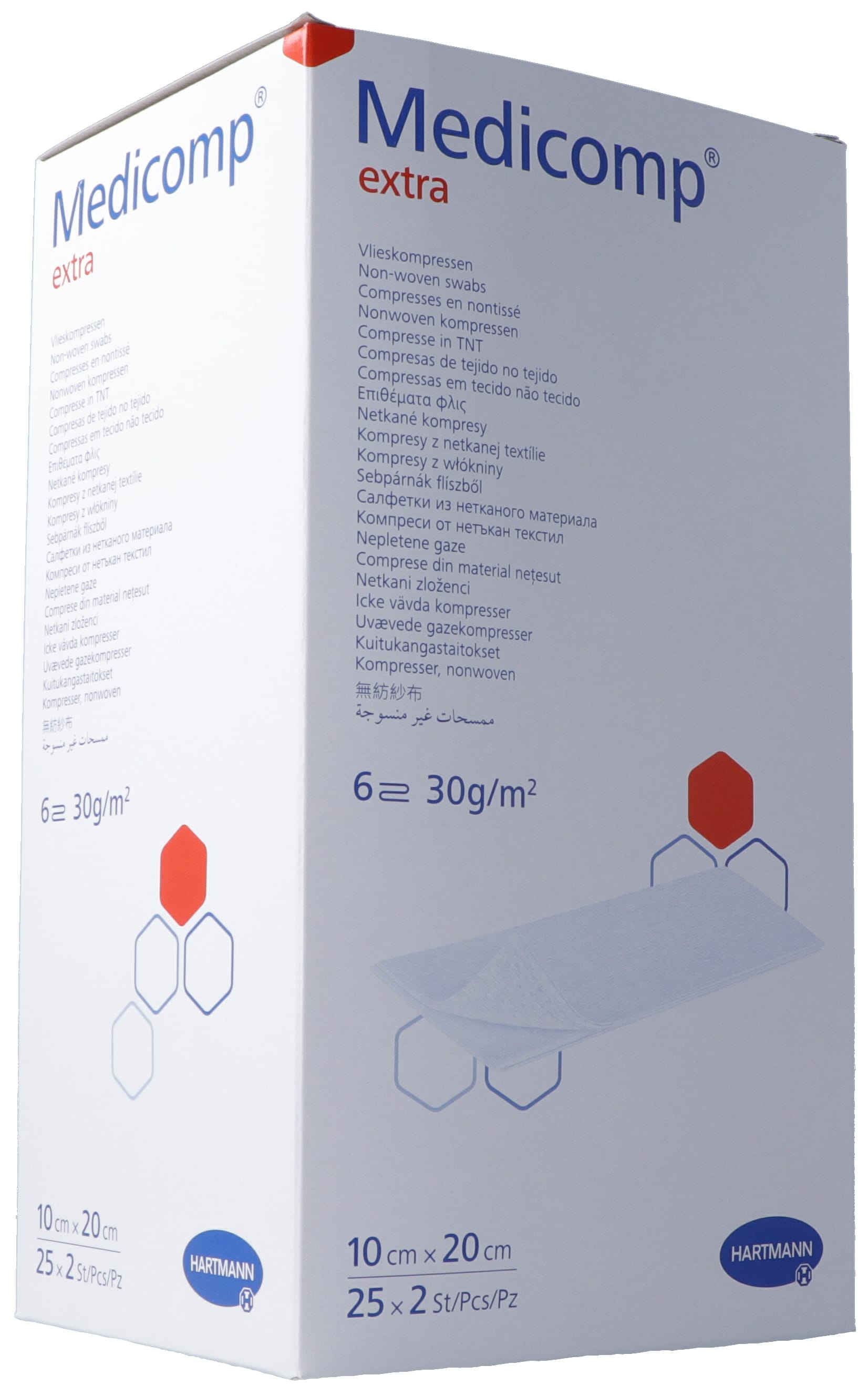 MEDICOMP Extra 6 fach S30 10x20cm st 25 x 2 Stk
