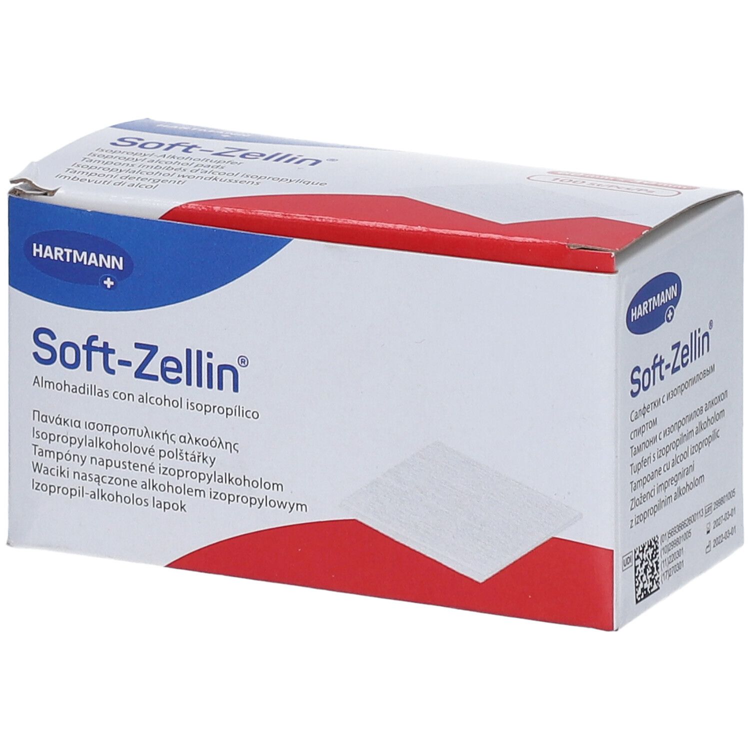 Alkoholtupfer Soft-Zellin 60x30mm