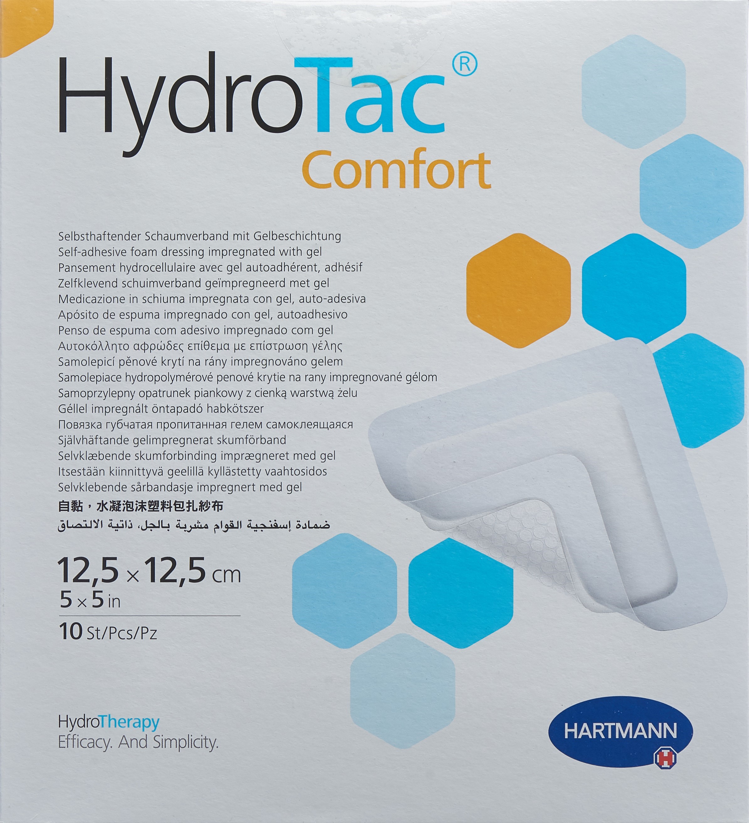 HYDROTAC Comfort Wundverband 12.5x12.5cm st 10 Stk