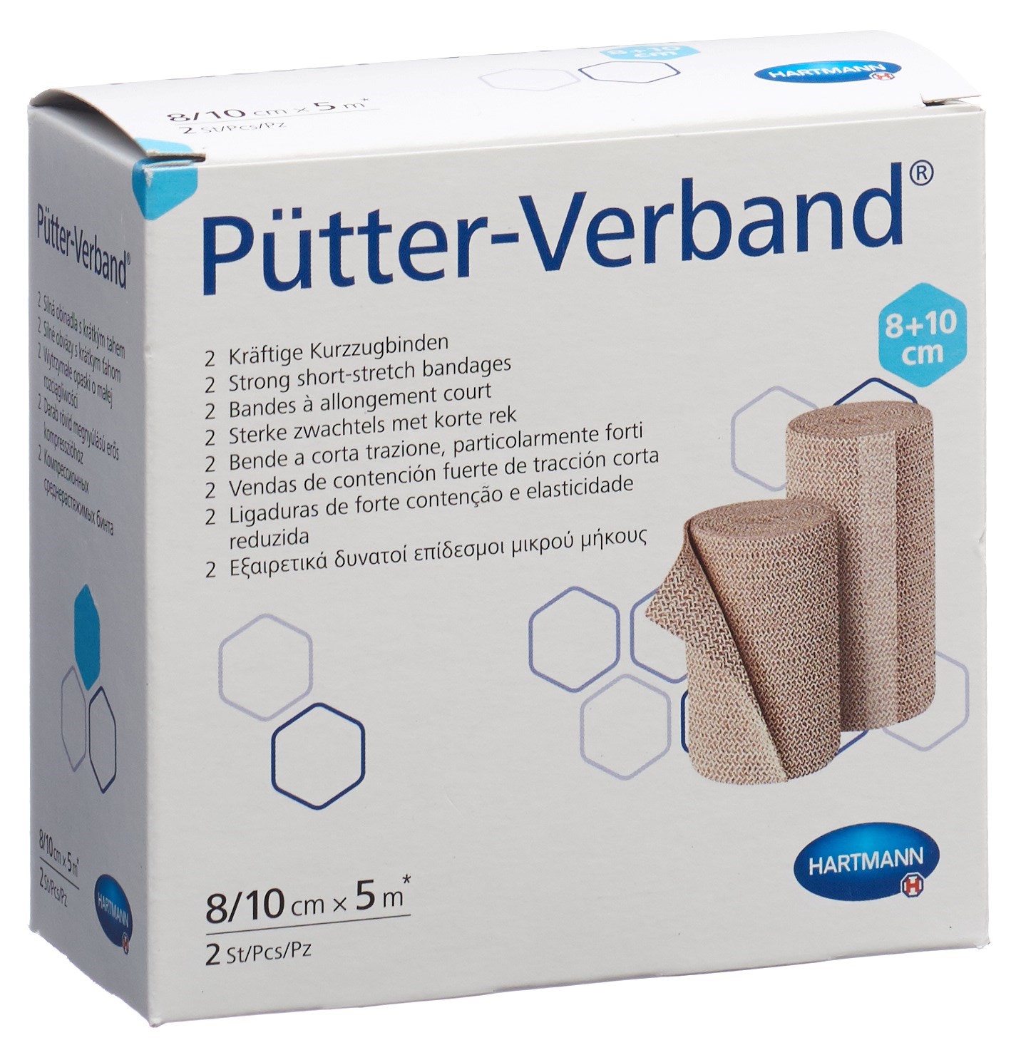 PÜTTER Verband 8/10cmx5m 2 Stk