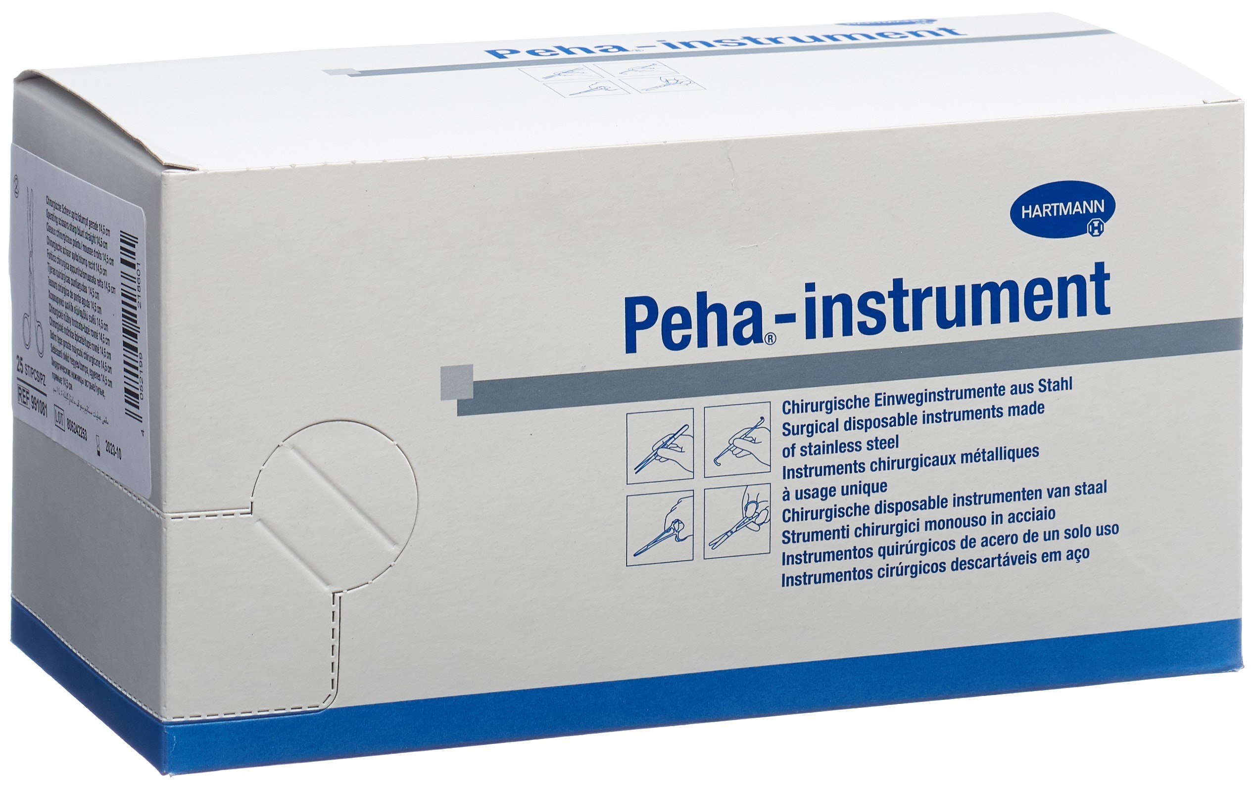 PEHA-INSTRUMENT Chir Schere spi-stumpf ger 25 Stk