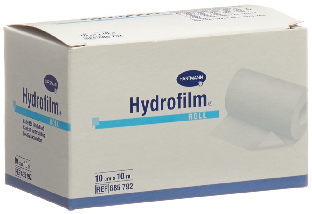 HYDROFILM ROLL Wundverband Film 10cmx10m transp
