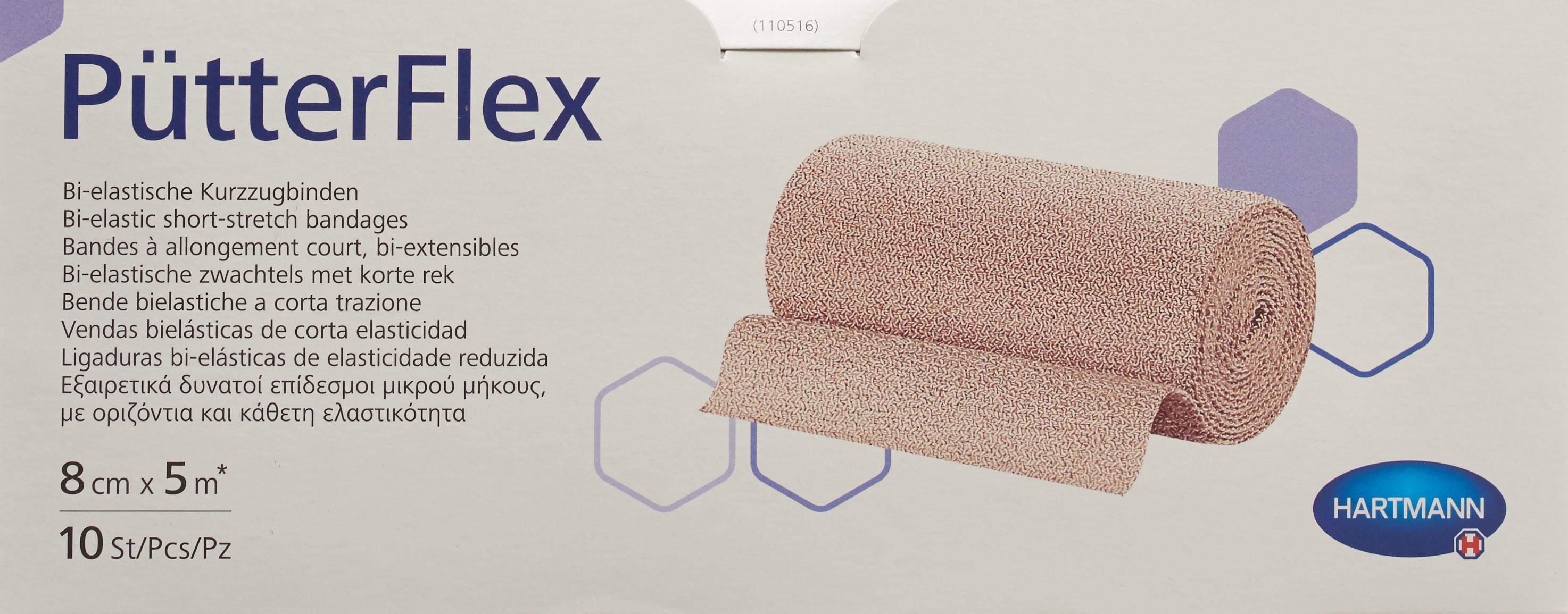 PÜTTER FLEX Binde 8cmx5m (#) 10 Stk