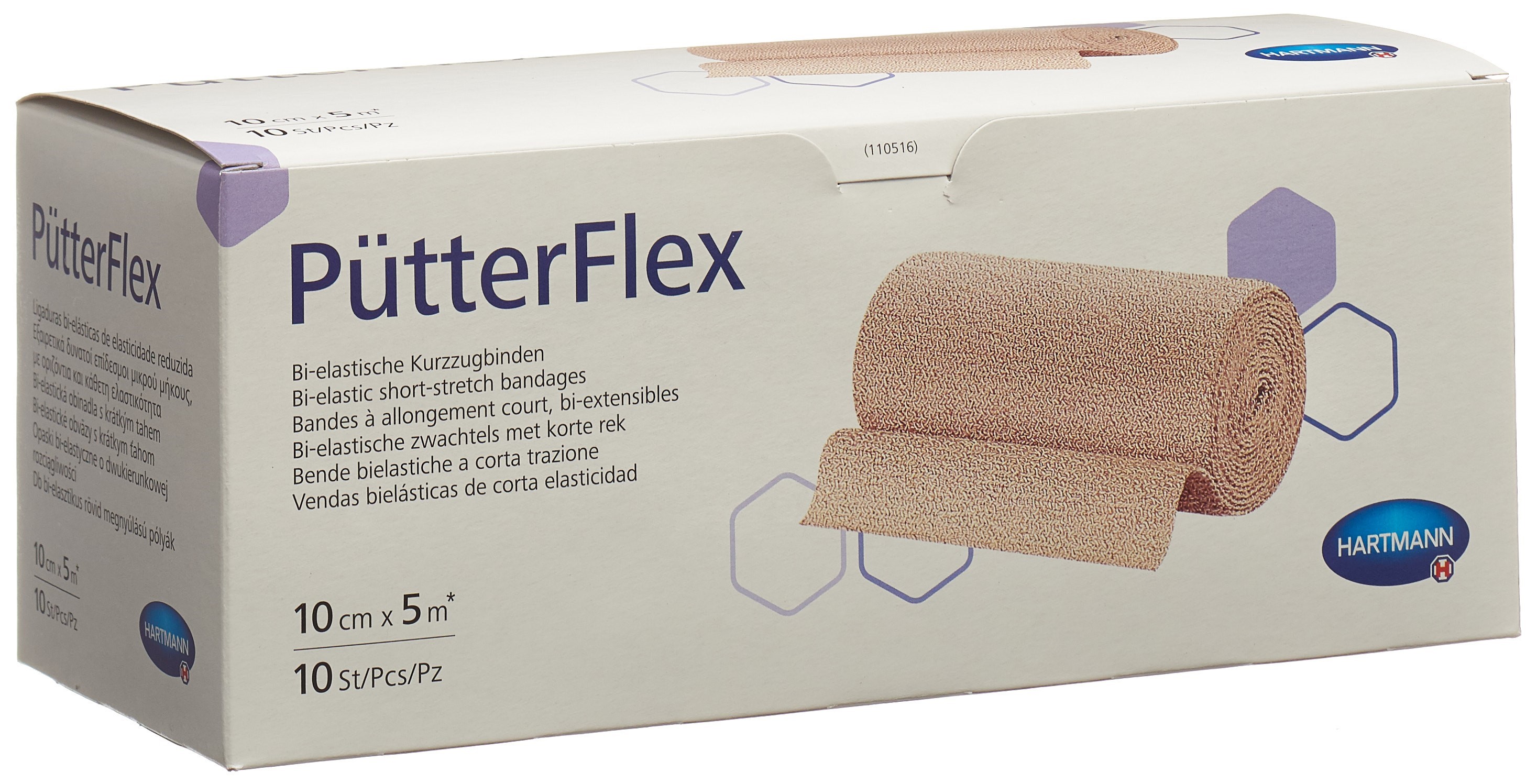 PÜTTER FLEX Binde 10cmx5m (#) 10 Stk